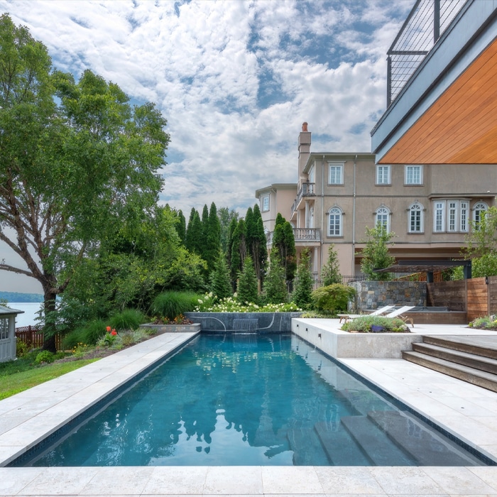 Fair Oaks, VA Pool Installation and Renovation in Residential Backyard